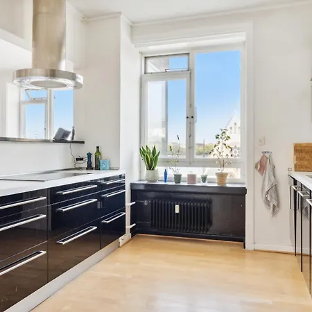 Unik Lejlighed Med Panoramaudsigt Over Soerne 公寓 哥本哈根
