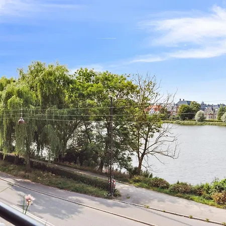 Unik Lejlighed Med Panoramaudsigt Over Soerne * 哥本哈根