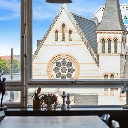 公寓 Unik Lejlighed Med Panoramaudsigt Over Soerne *